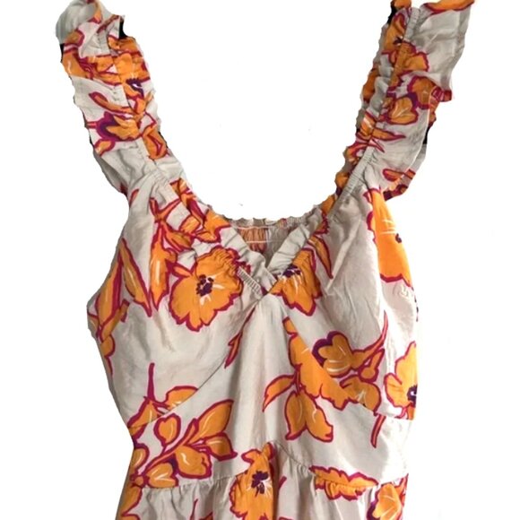 Brand New Monteau Los Angeles Floral Print Mini Sundress - Picture 4 of 9